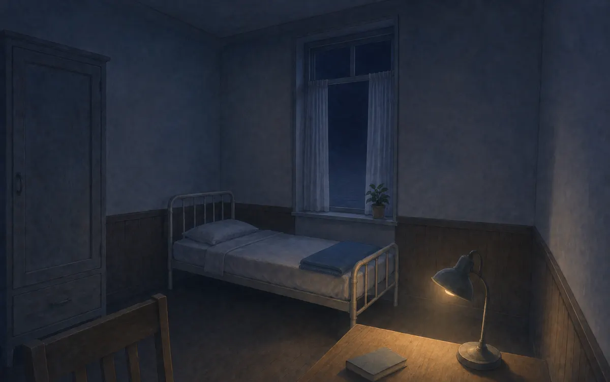 病室（夜）